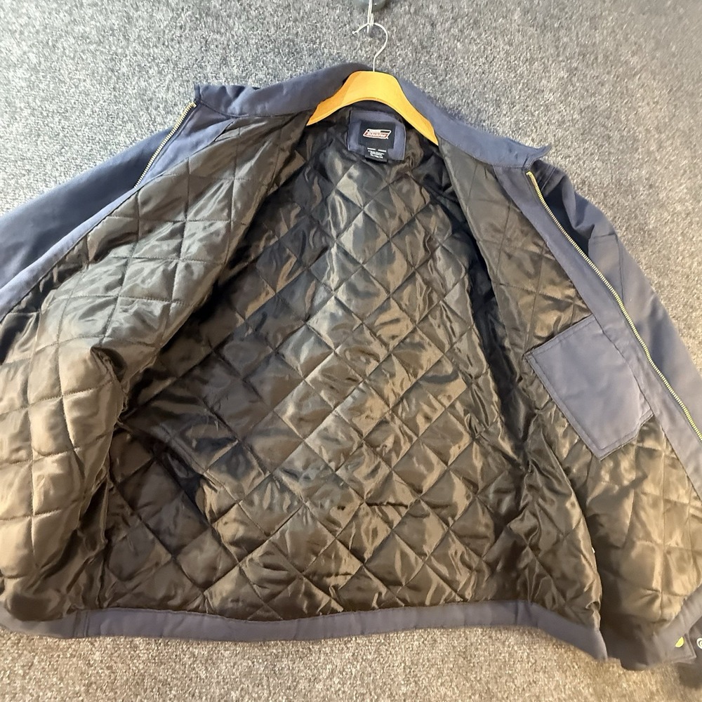 Dickies Quilt Lined Canvas Jacket Mens XL Navy Relaxed Fit NWT NJ309NV - Picture 4 of 16